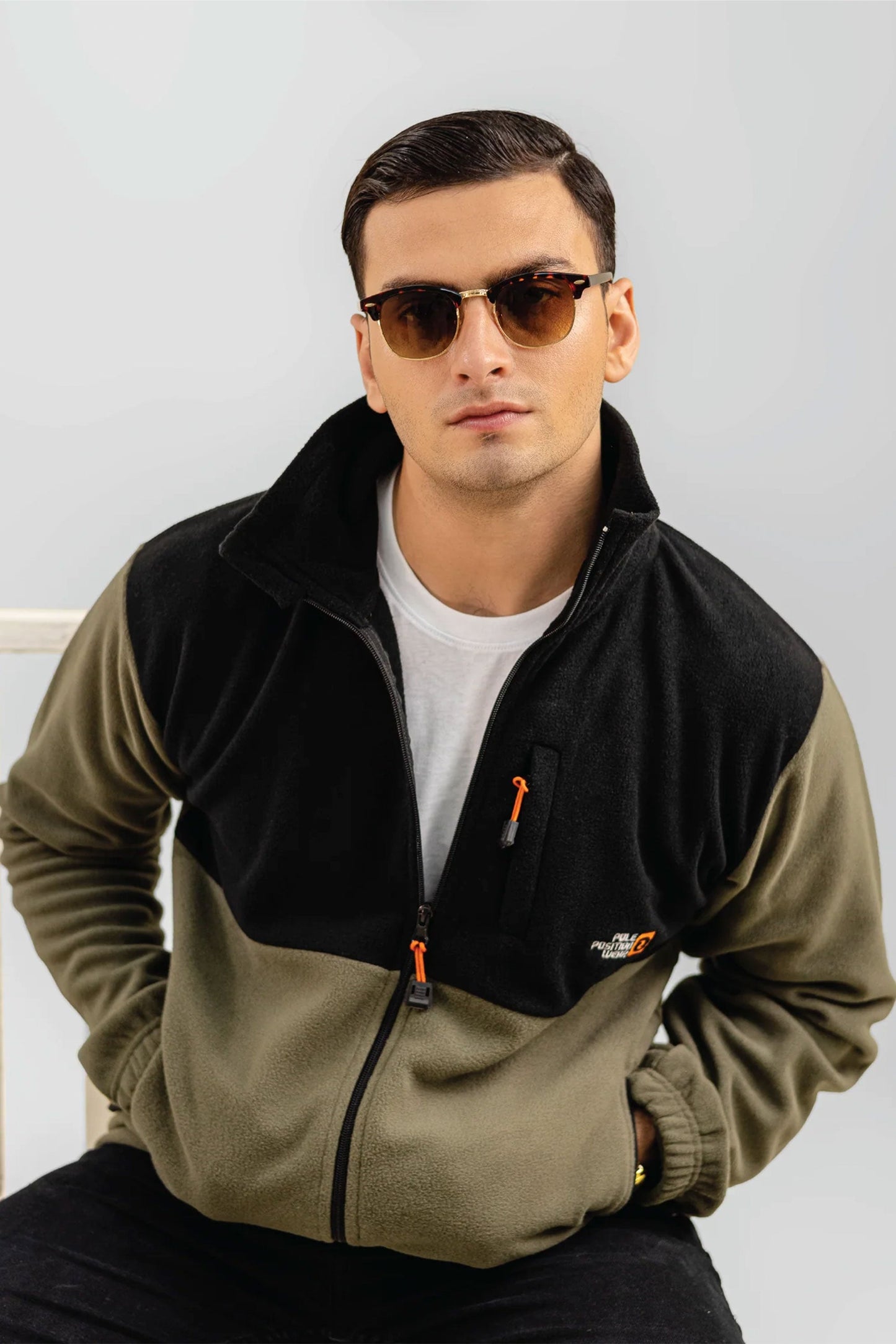 BLACK & OLIVE SHERPA FURR JACKET