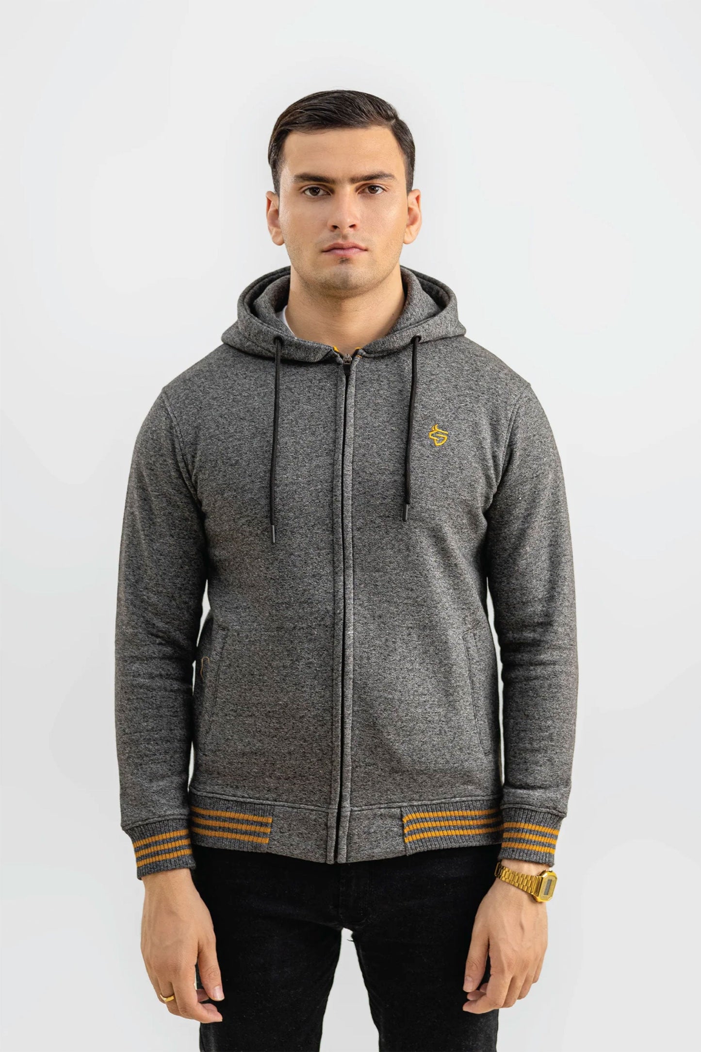 CHARCOAL GREY HOODIE