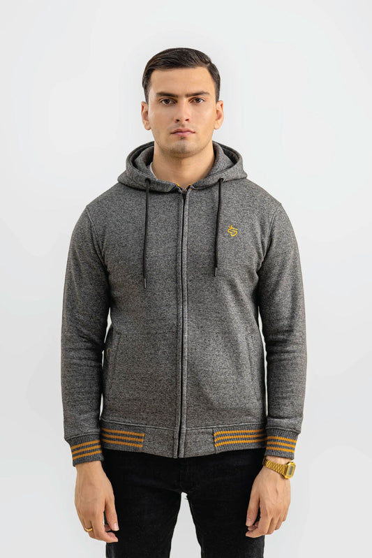 CHARCOAL GREY HOODIE