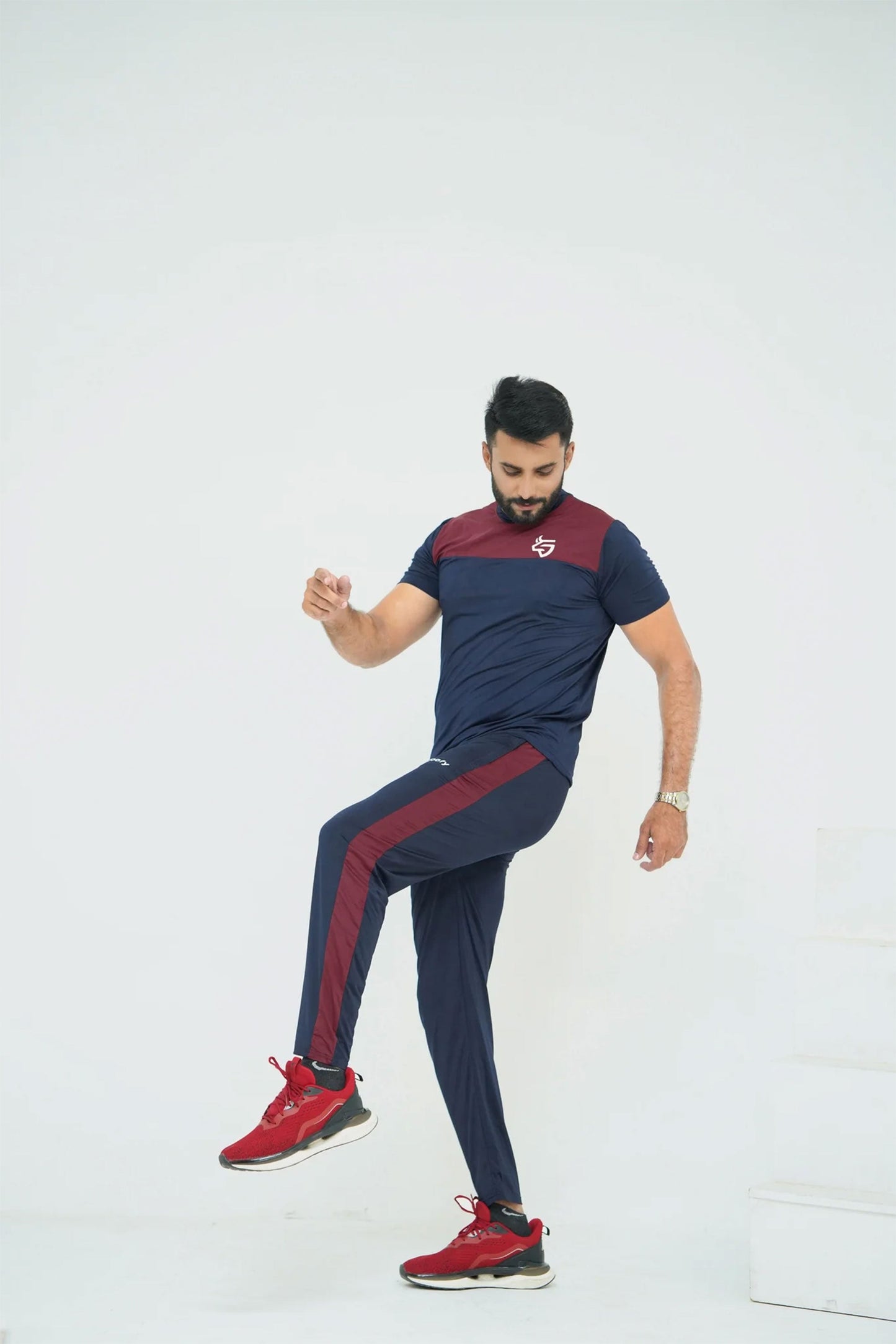 Crimson Navy Tracksuit