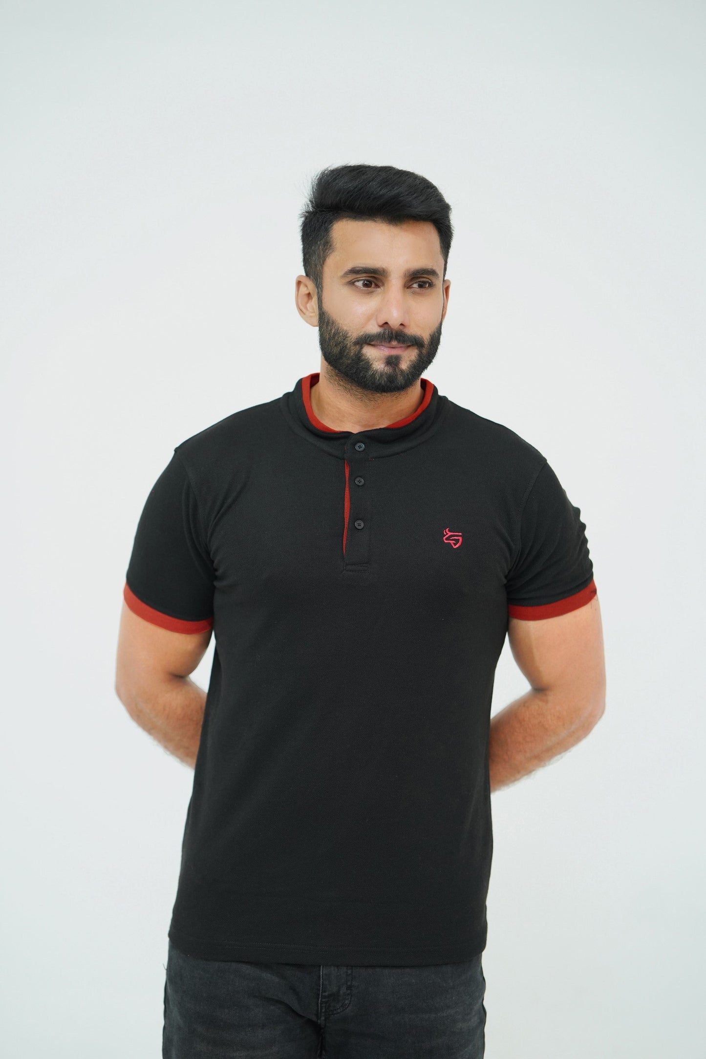 Classic Blackish Button Shirt