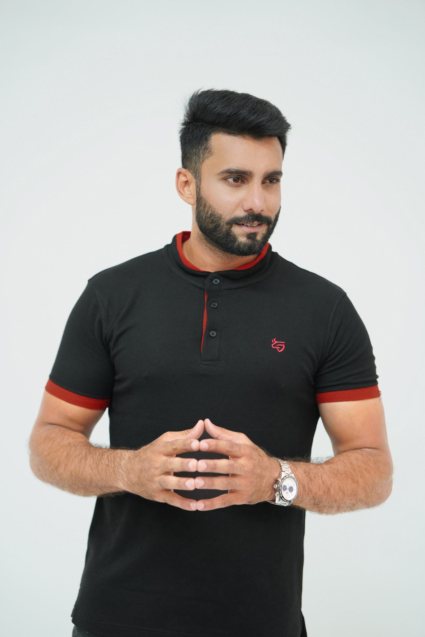 Classic Blackish Button Shirt