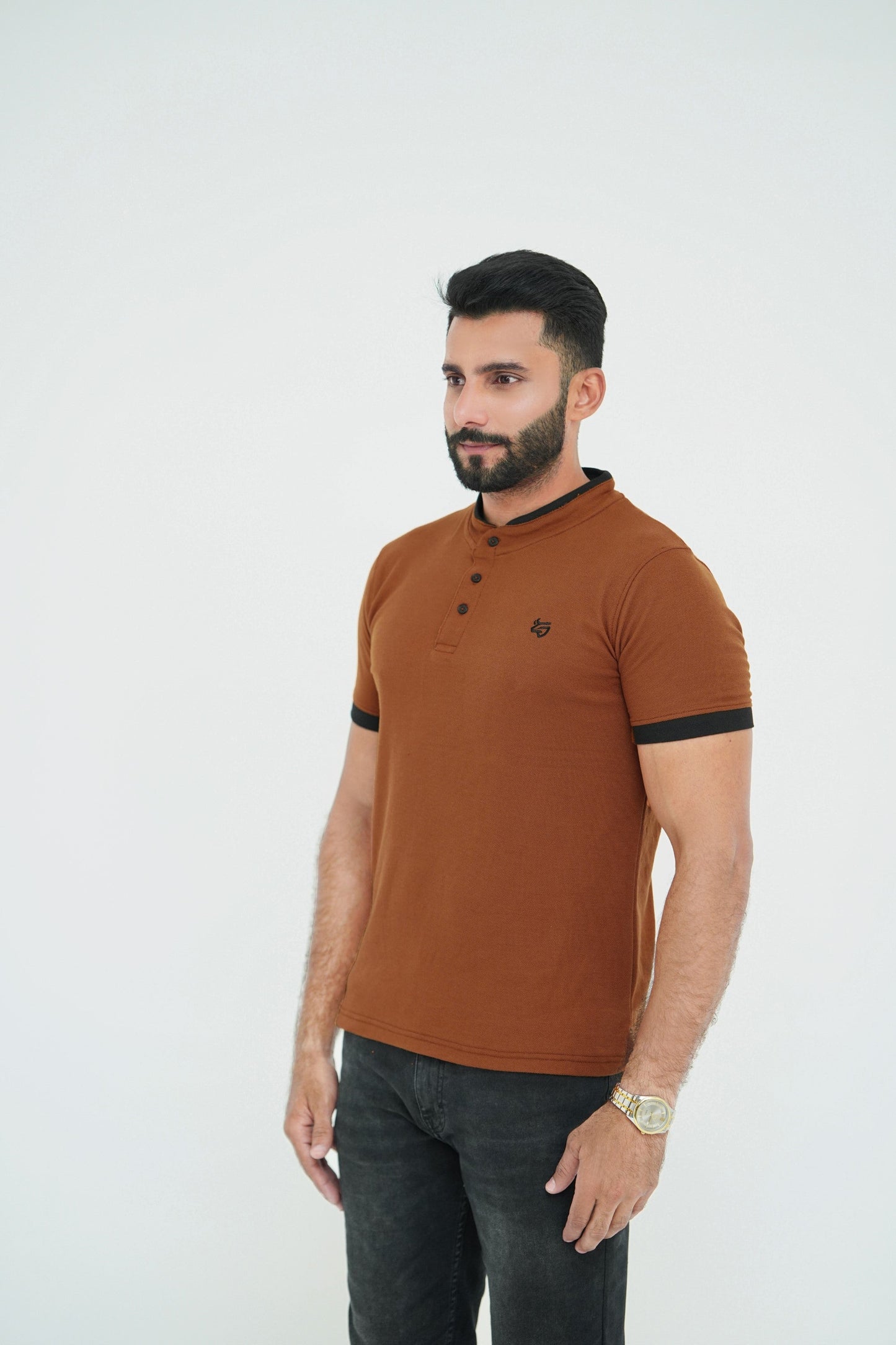 Sunset Amber Button Shirt