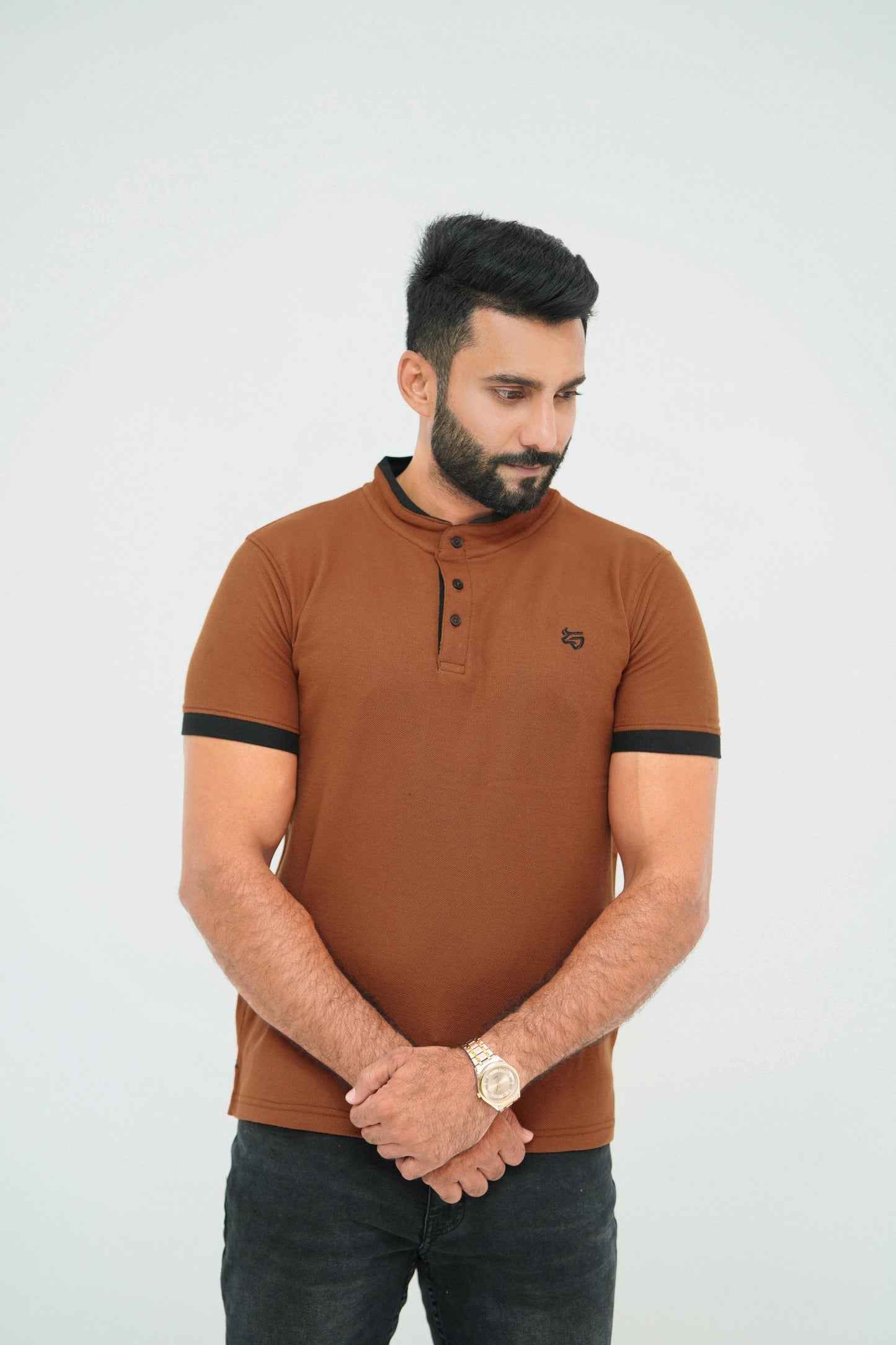 Sunset Amber Button Shirt