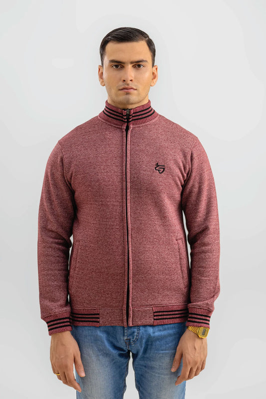 EXCLUSIVE MAROON ZIPPER