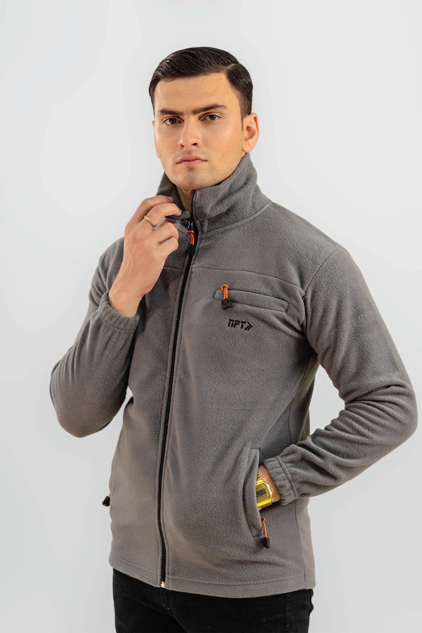 GREY SHERPA FURR JACKET