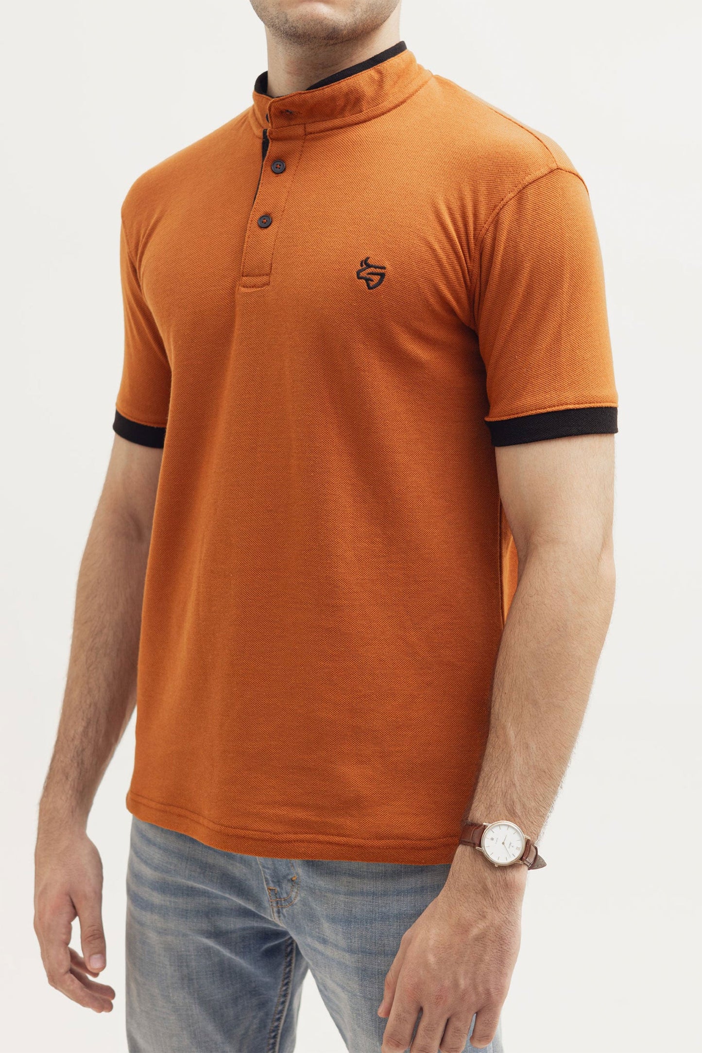 Rust Brown Button Shirt