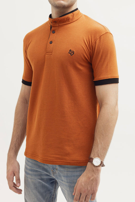 Rust Brown Button Shirt