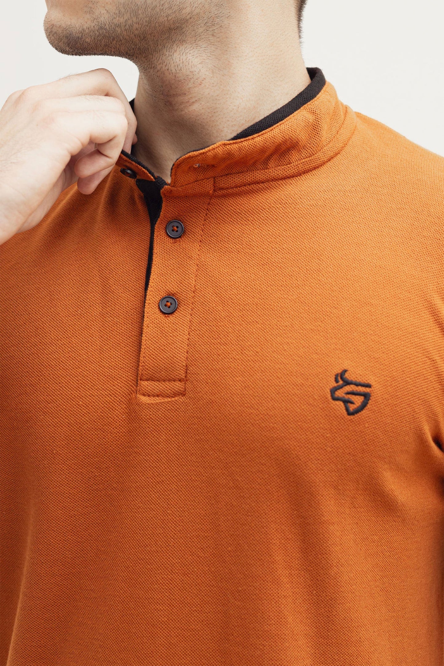 Rust Brown Button Shirt