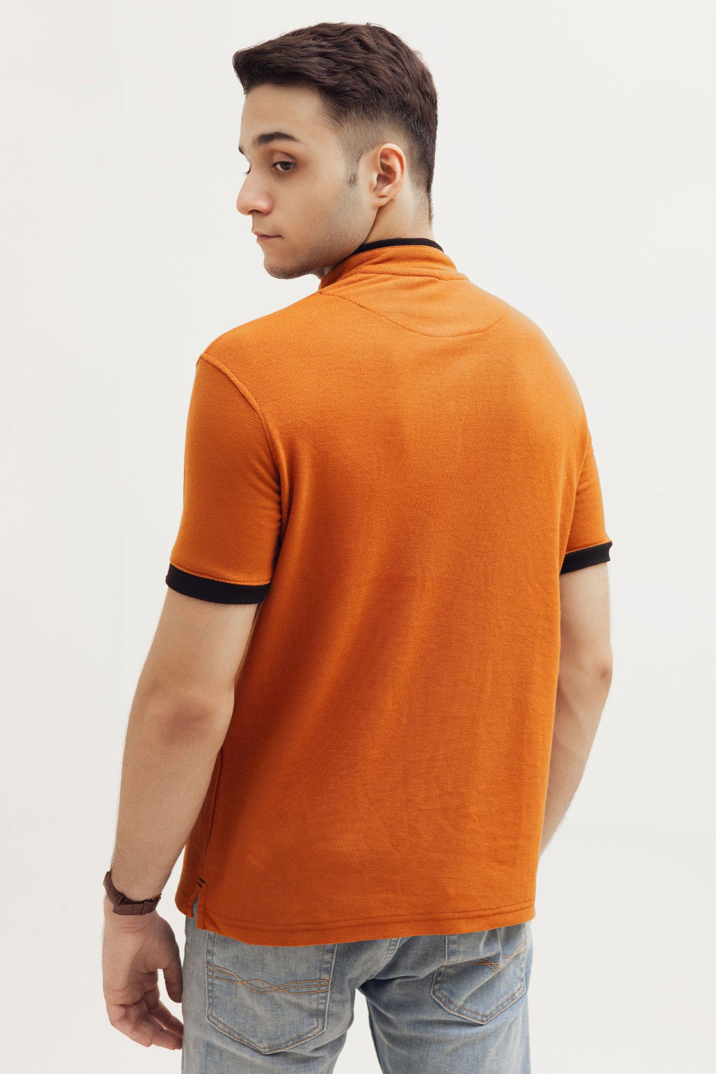 Rust Brown Button Shirt