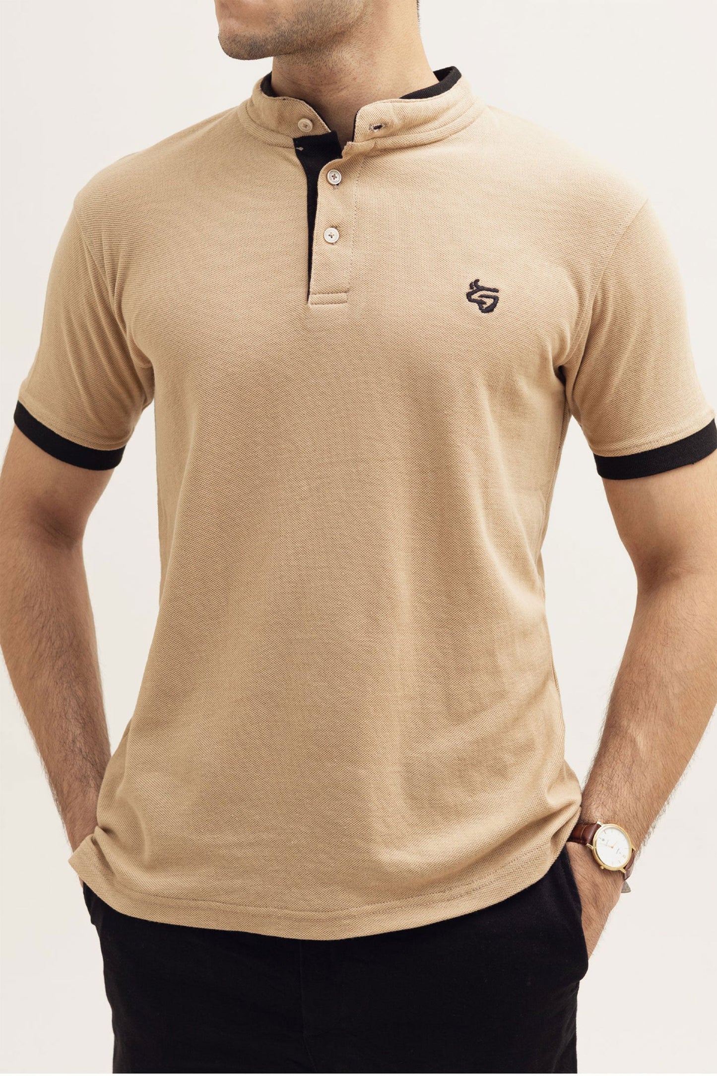 Sandy Beige Button Shirt