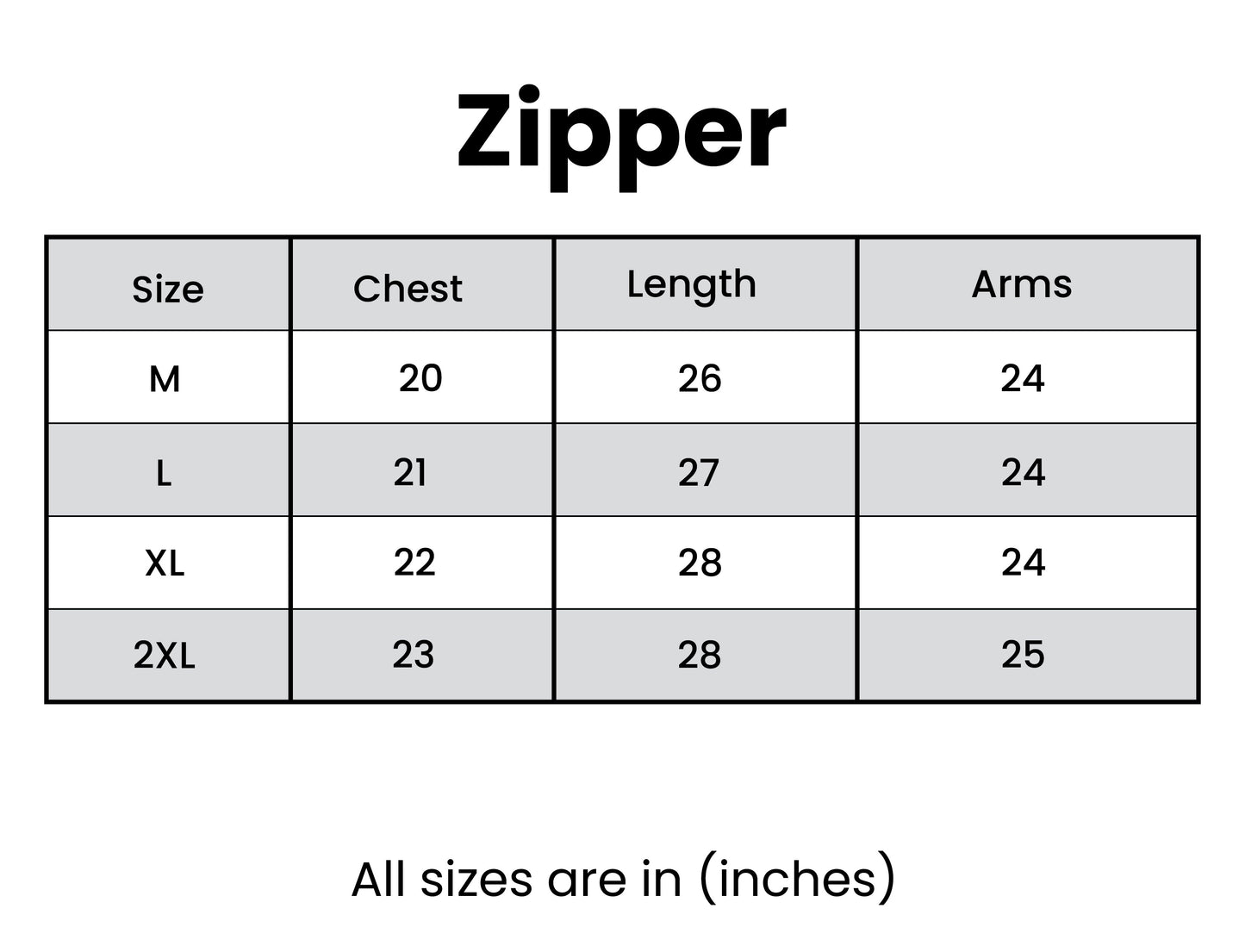 CHARCOAL GREY ZIPPER